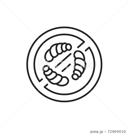 No pests color line icon. Pictogram for web page, mobile app, promo. No pests color line icon. Pictogram for web page, mobile app, promo. 72904010