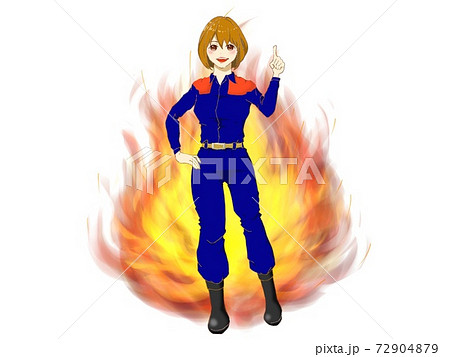 女性職業（炎マーク無し） 72904879