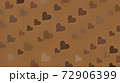 Coffee background with slightly blurred hearts. Festive abstraction for Valentine's Day. Tranquil background for a wedding. 72906399