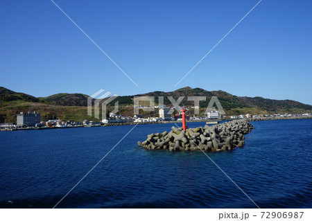 沓形岬　フェリー　北海道　利尻島 72906987