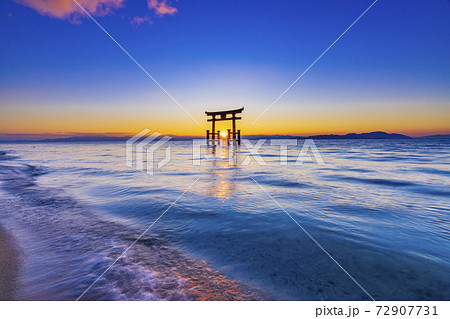 滋賀県　白鬚神社　 72907731