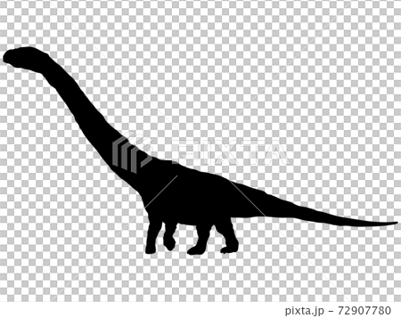 アルゼンチノサウルス_シルエット アルゼンチノサウルス_シルエット 72907780
