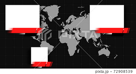 Template, mockup for breaking news screen on TV, video, online newspapers and magazines. Copyspace to insert image and text 72908539