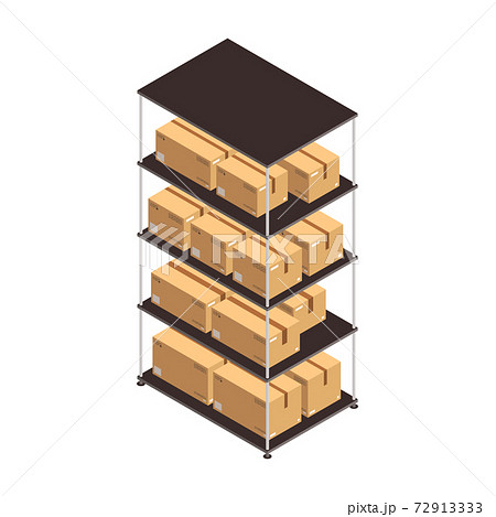 Warehouse Storage Illustration 72913333