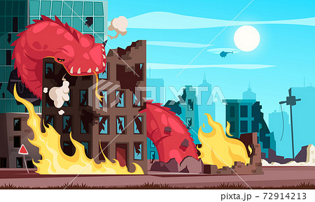 Attacking Worm Illustration Attacking Worm Illustration 72914213