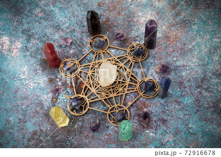 Healing Chakra crystals. Meditation, Reiki or spiritual healing background. Healing Chakra crystals. Meditation, Reiki or spiritual healing background. 72916678