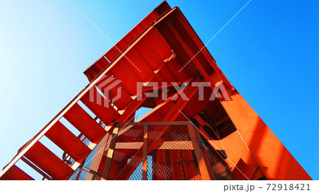 旧岩淵水門(赤水門)とその周囲の風景(東京都北区志茂) 旧岩淵水門(赤水門)とその周囲の風景(東京都北区志茂) 72918421