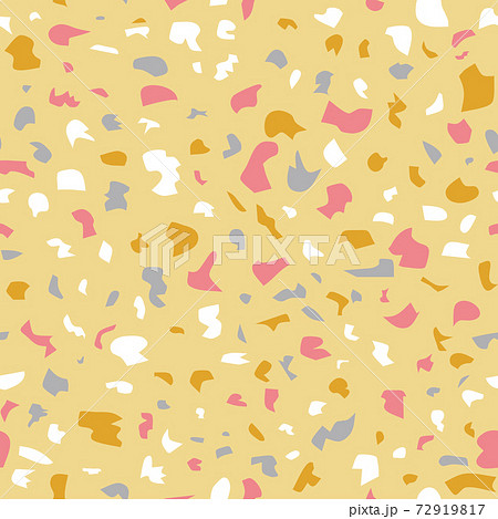 イラスト素材 テラゾー タイル ベクター 背景素材 テクスチャ シームレス 人造大理石 マーブルのイラスト素材