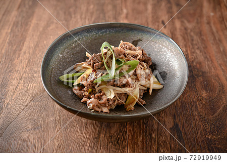 白ねぎと牛肉のゆず胡椒みそ炒め 72919949