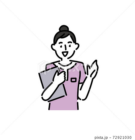 エステティシャンとして働く30代の女性 72921030