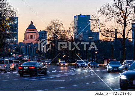 《東京都》永田町・日本の中心街 《東京都》永田町・日本の中心街 72921346