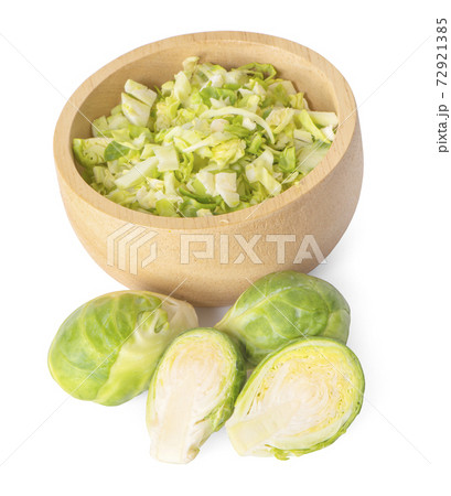 brussel sprouts vegetable an isolated on white background 72921385