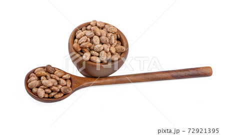 Pinto beans isolated on  white background 72921395