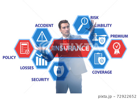 Concept of various types of insurance 72922652