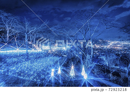 船岡城址公園のイルミネーション Shibata Fantasy Illumination 2020  72923218