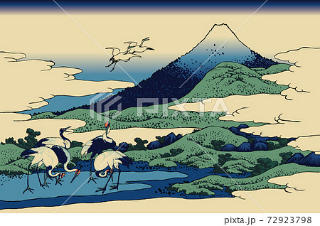 葛飾北斎イメージ相州梅澤左 葛飾北斎イメージ相州梅澤左 72923798