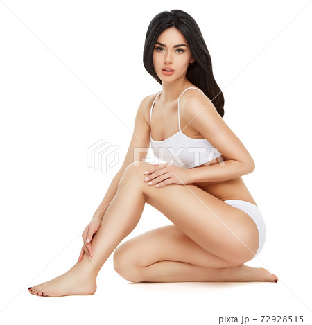 Sexy young women in sport underwear are sitting - Stock Photo [45729440]  - PIXTA