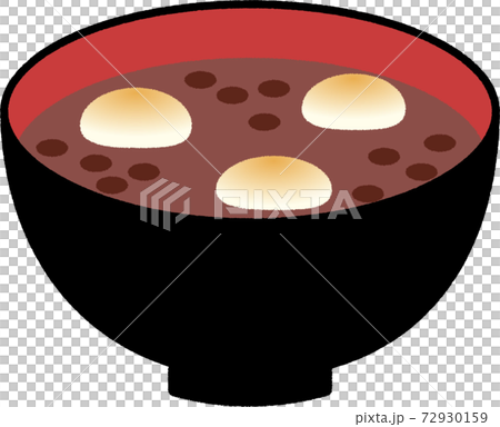 ぜんざいのイラスト素材