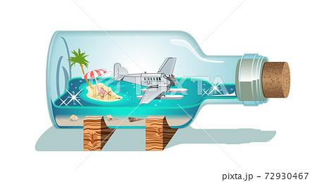 Cartoon Souvenir Bottle Cartoon Souvenir Bottle 72930467