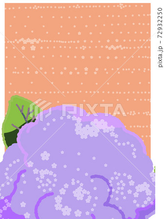 こんもりとしたカリフラワーを真上から見たイラスト			 72932250