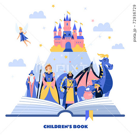 Book For Children Cartoon Illustration Book For Children Cartoon Illustration 72936729