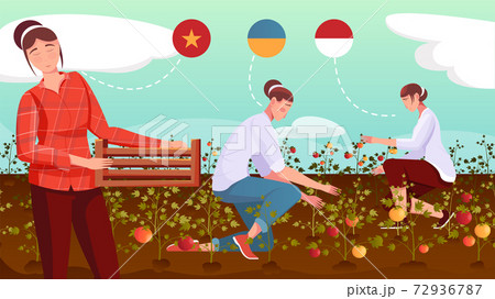 Migrant Workers Illustration Migrant Workers Illustration 72936787