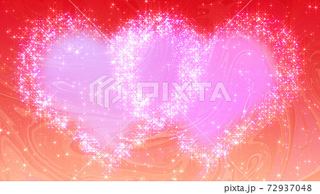 ハート キラキラ パーティクル 3d イラスト 背景 バックグラウンドのイラスト素材
