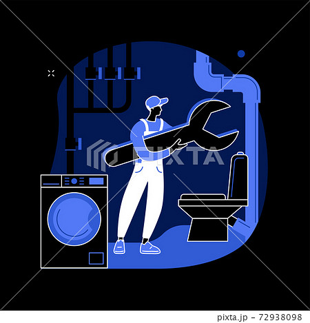 Plumber services abstract concept vector illustration. Plumber services abstract concept vector illustration. 72938098