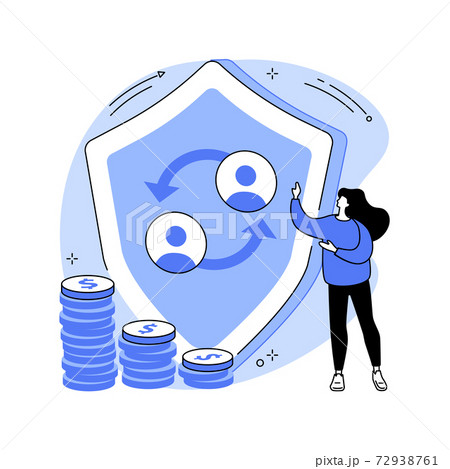 Peer-to-Peer insurance abstract concept vector illustration. Peer-to-Peer insurance abstract concept vector illustration. 72938761