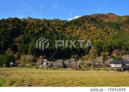 日本の原風景 美山かやぶきの里 日本の原風景 美山かやぶきの里 72941098