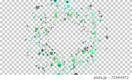 CG party sphere that spreads in a circle 72944972