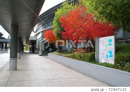 広島グリーンアリーナの通路の景色 広島グリーンアリーナの通路の景色 72947132