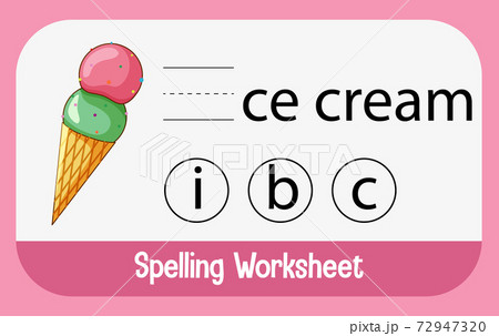 Find missing letter with ice cream Find missing letter with ice cream 72947320