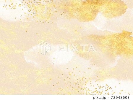 背景 テクスチャ 高級感 金色 金屏風 金紙 年賀状 正月 和紙 壁紙 キラキラ ビンテージ アンテのイラスト素材