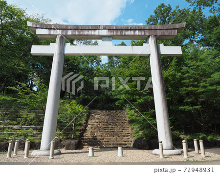 常陸国出雲大社　鳥居 72948931