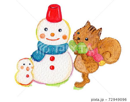 ゆきだるまにあのね 72949096