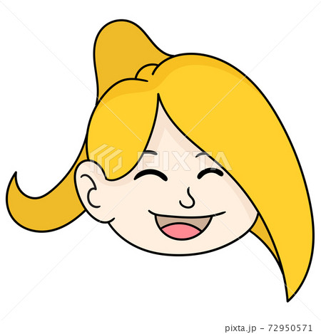 a beautiful blonde haired woman, doodle icon image a beautiful blonde haired woman, doodle icon image 72950571