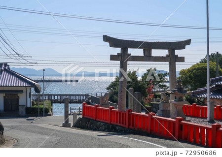 鳥居と海 鳥居と海 72950686