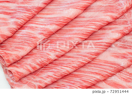 国産黒毛和牛の霜降りロース スライス 国産黒毛和牛の霜降りロース スライス 72951444