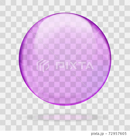 Red shiny bubble or round drop isolated on white background 72957605