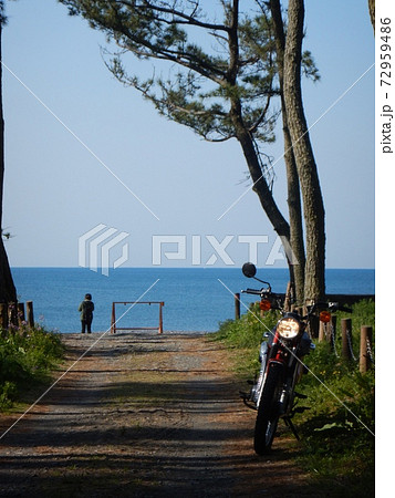 煙樹ヶ浜でひと休み 72959486