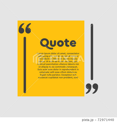 Quote square text with bracket, vector background Quote square text with bracket, vector background 72971440
