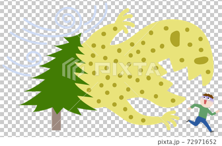 花粉症 スギ花粉から逃げ惑う人 イラスト素材 ベクター イメージ 襲う 襲われる 花粉症 スギ花粉から逃げ惑う人 イラスト素材 ベクター イメージ 襲う 襲われる 72971652