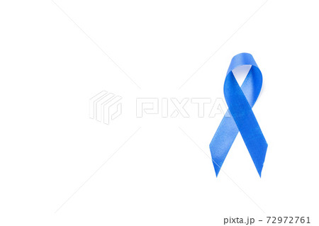 Cancer people. Awareness of men health in November with blue prostate ribbon isolated on white background. Man Healthcare and World cancer day concept. Cancer people. Awareness of men health in November with blue prostate ribbon isolated on white background. Man Healthcare and World cancer day concept. 72972761