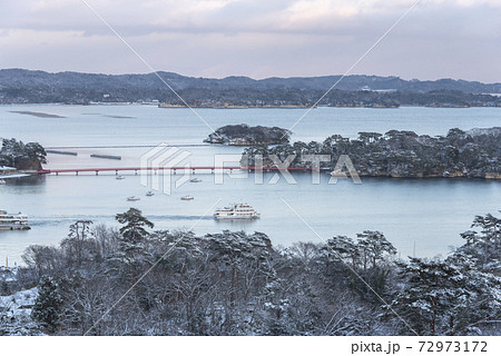 雪の松島 雪の松島 72973172