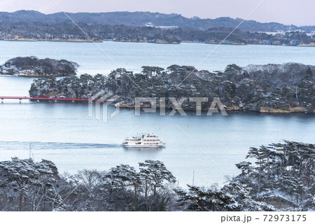 雪の松島 72973175