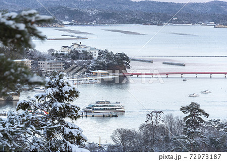 雪の松島 72973187