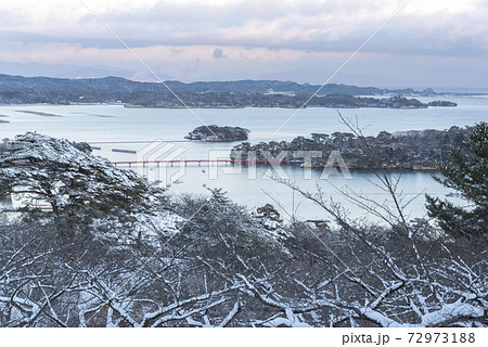 雪の松島 72973188