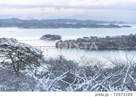 雪の松島 雪の松島 72973189