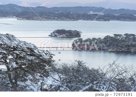 雪の松島 雪の松島 72973191